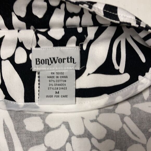 BonWorth Women’s jacket, M, blk/white, - Picture 5 of 8